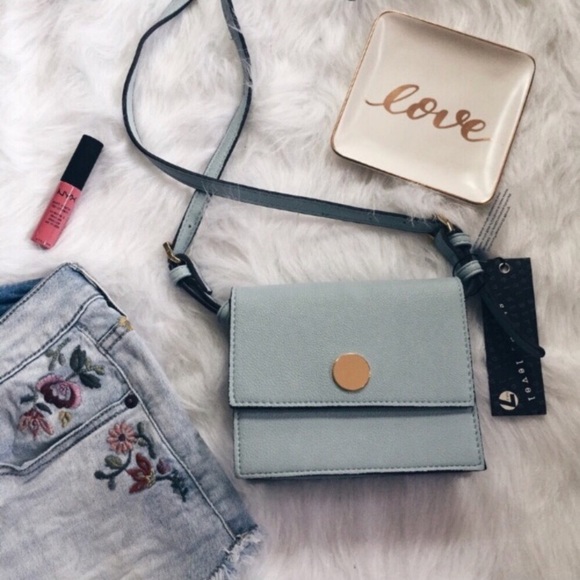 Street Level Handbags - HP: Street Level Powder Blue Crossbody Bag